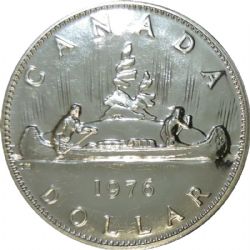 1 DOLLAR -  1 DOLLAR 1976 JOYAUX ATTACHÉS (PL) -  1976 CANADIAN COINS