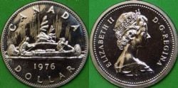 1 DOLLAR -  1 DOLLAR 1976 JOYAUX ATTACHÉS (SPECIMEN) -  1976 CANADIAN COINS