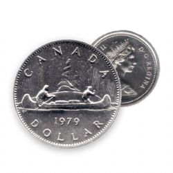 1 DOLLAR -  1 DOLLAR 1979 -  PIÈCES DU CANADA 1979