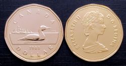 1 DOLLAR -  1 DOLLAR 1988 (SP) -  1988 CANADIAN COINS