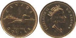 1 DOLLAR -  1 DOLLAR 1992 - HUARD -  PIÈCES DU CANADA 1992