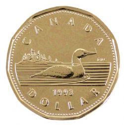 1 DOLLAR -  1 DOLLAR 1993 (PL) -  1993 CANADIAN COINS