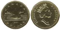 1 DOLLAR -  1 DOLLAR 1994 - HUARD -  PIÈCES DU CANADA 1994