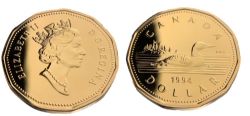 1 DOLLAR -  1 DOLLAR 1994 - HUARD (PL) -  1994 CANADIAN COINS
