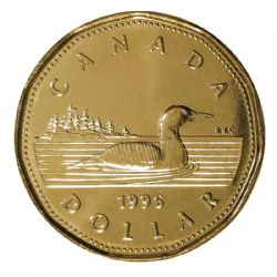 1 DOLLAR -  1 DOLLAR 1996 (PL) -  1996 CANADIAN COINS