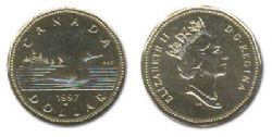 1 DOLLAR -  1 DOLLAR 1997 -  PIÈCES DU CANADA 1997
