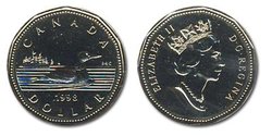 1 DOLLAR -  1 DOLLAR 1998 (PL) -  PIÈCES DU CANADA 1998