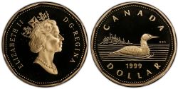 1 DOLLAR -  1 DOLLAR 1999 (PR) -  1999 CANADIAN COINS
