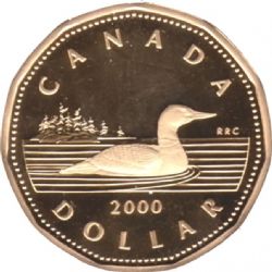 1 DOLLAR -  1 DOLLAR 2000 (PR) -  2000 CANADIAN COINS