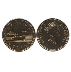 1 DOLLAR -  1 DOLLAR 2000 - PROOF-LIKE (PL) -  PIÈCES DU CANADA 2000