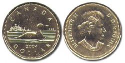 1 DOLLAR -  1 DOLLAR 2004 - HUARD -  PIÈCES DU CANADA 2004