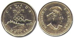 1 DOLLAR -  1 DOLLAR 2004 - PORTE-BONHEUR (BU) -  PIÈCES DU CANADA 2004 01