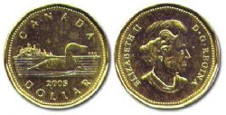 1 DOLLAR -  1 DOLLAR 2005 - HUARD -  PIÈCES DU CANADA 2005
