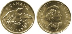 1 DOLLAR -  1 DOLLAR 2008 - PORTE-BONHEUR (BU) -  PIÈCES DU CANADA 2008 03