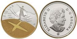 1 DOLLAR -  1 DOLLAR 2009 - 100E ANNIVERSAIRE DE L'AVIATION AU CANADA : ÉDITION DORÉE (PR) -  PIÈCES DU CANADA 2009