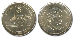 1 DOLLAR -  1 DOLLAR 2010 - 100EME ANNIV. DE LA MARINE (BU) -  PIÈCES DU CANADA 2010