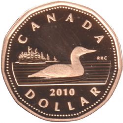 1 DOLLAR -  1 DOLLAR 2010 - PETITES PERLES (PR) -  PIÈCES DU CANADA 2010