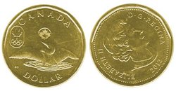 1 DOLLAR -  1 DOLLAR 2012 - PORTE-BONHEUR - BRILLANT INCIRCULE (BU) -  PIÈCES DU CANADA 2012 05