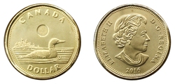 1 DOLLAR -  1 DOLLAR 2016 (BU) -  PIÈCES DU CANADA 2016