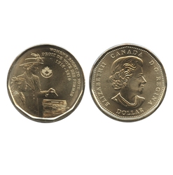1 DOLLAR -  1 DOLLAR 2016 - DROIT DE VOTE DES FEMMES (BU) -  PIÈCES DU CANADA 2016
