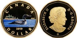 1 DOLLAR -  1 DOLLAR 2019 - CLASSIQUE COLORÉ (PR) -  2019 CANADIAN COINS