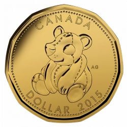 1 DOLLAR -  1 DOLLAR BÉBÉ 2015 (BU) -  PIÈCES DU CANADA 2015