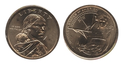 1 DOLLAR AMÉRINDIEN -  1 DOLLAR 2014 