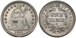 10 CENTS -  10 CENTS 1841-O -  PIÈCES DES ETATS-UNIS 1841