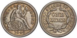 10 CENTS -  10 CENTS 1846 -  PIÈCES DES ETATS-UNIS 1846