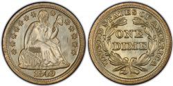 10 CENTS -  10 CENTS 1849 -  PIÈCES DES ETATS-UNIS 1849