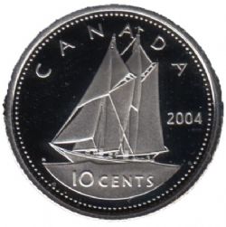 10 CENTS -  10 CENTS 2008 (PR) -  2008 CANADIAN COINS