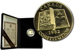 100 DOLLARS -  CONSTITUTION CANADIENNE -  PIÈCES DU CANADA 1982 07