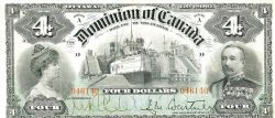1902 -  4 DOLLARS 1902, VARIE/COURTNEY (EF)