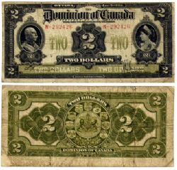 1914 -  2 DOLLARS 1914, SAUNDERS