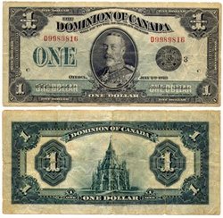 1923 -  1 DOLLAR 1923, CAMPBELL/SELLAR (VF)