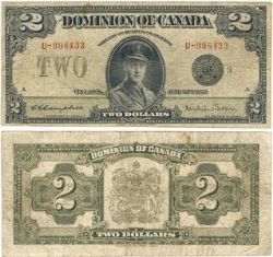 1923 -  2 DOLLARS 1923, CAMPBELL/SELLAR