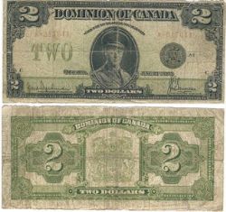 1923 -  2 DOLLARS 1923, HYNDMAN/SAUNDERS