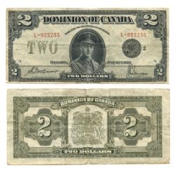 1923 -  2 DOLLARS 1923, MCCAVOUR/SAUNDERS