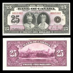 1935 -  25 DOLLARS 1935 ANGLAIS, OSBORNE/TOWERS
