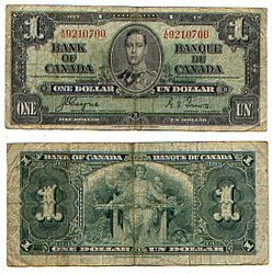 1937 -  1 DOLLAR 1937, COYNE/TOWERS (VG)