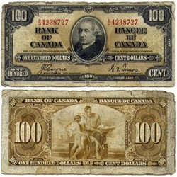1937 -  100 DOLLARS 1937, COYNE/TOWERS (G)