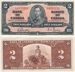 1937 -  2 DOLLARS 1937, GORDON/TOWERS