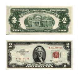 1953 -  2 DOLLARS DES ÉTATS-UNIS (UNC)