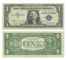 1957 -  1 DOLLAR DES ÉTATS-UNIS (EF)