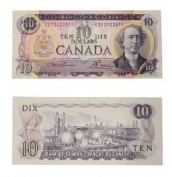 1971 -  10 DOLLARS 1971, LAWSON/BOUEY PRÉFIXES EDX