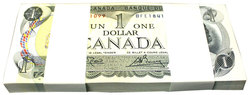 1973 -  1 DOLLAR 1973, CROW/BOUEY (CUNC-GUNC) EN LOT DE 100 BILLETS