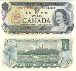 1973 -  1 DOLLAR 1973, CROW/BOUEY (CUNC)