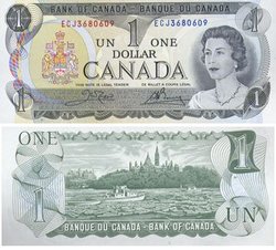 1973 -  1 DOLLAR 1973, CROW/BOUEY (UNC)
