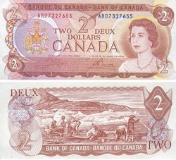 1974 -  2 DOLLARS 1974, CROW/BOUEY (AU)