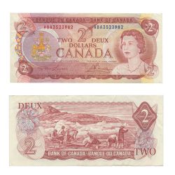 1974 -  2 DOLLARS 1974, LAWSON/BOUEY (F)